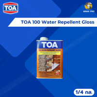 ราคา TOA 100 Water Repellent Glossทีโอเอ 100 น้ำยาเคลือบเงาใสกันซึม สีใส 1/4 แกลลอน สีใส (10658461)