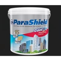 ราคา Captain พาราชิลด์ สีทาบ้าน สีทาภายนอก สีน้ำ ชนิดกึ่งเงา เนียน เบส A สีขาว ขนาด 3.5 ลิตร กึ่งเงา size (10661879)