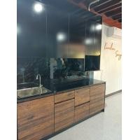 ราคา MMC Furniture ชุดตู้ครัวและตู้แขวน เคาน์เตอร์ครัว โต๊ะกลางครัว Top หินแกรนิต ผลิตตามรูปหรือลูกค้าเขียนแบบมาได้ 60x200x85cm สีไม้/ดำ (10707439)