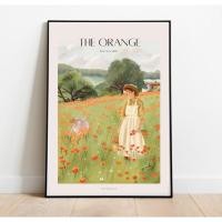 ราคา Lazymondayshop ภาพติดผนัง โปสเตอร์ภาพวาดศิลปิน (ขายเฉพาะรูปไม่มีกรอบ) 4 orange ใหญ่ (12*18นิ้ว) (10685205)