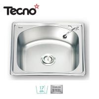 ราคา TECNOSTAR อ่างล้างจาน แบบ 1 หลุม รุ่น TNS 10500 SS หลุมลึก 18 ซม. สแตนเลส (10685401)