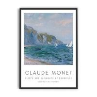 ราคา Lazymondayshop ภาพติดผนัง โปสเตอร์ภาพวาดศิลปิน (ขายเฉพาะรูปไม่มีกรอบ) 6 cliffs and sails A4 (10685171)