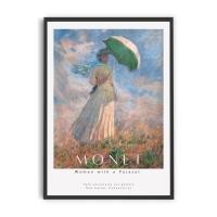 ราคา Lazymondayshop ภาพติดผนัง โปสเตอร์ภาพวาดศิลปิน (ขายเฉพาะรูปไม่มีกรอบ) 14 women parasol A4 (10685177)