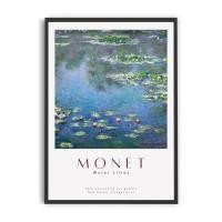 ราคา Lazymondayshop ภาพติดผนัง โปสเตอร์ภาพวาดศิลปิน (ขายเฉพาะรูปไม่มีกรอบ) 11 water lilies1 ใหญ่ (12*18นิ้ว) (10685185)