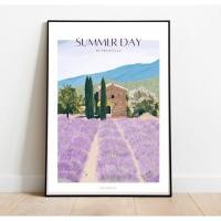 ราคา Lazymondayshop ภาพติดผนัง โปสเตอร์ภาพวาดศิลปิน (ขายเฉพาะรูปไม่มีกรอบ) 3 summer in provence ใหญ่ (12*18นิ้ว) (10685200)
