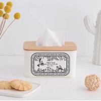 ราคา Cozybrown กล่องใส่กระดาษทิชชู่สไตล์มินิมอล TP0431 ลายนกกางปีก 13x16.5x9.3 cm. (10719604)