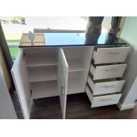 ราคา MMC Furniture ตู้ครัว เค้าเตอร์ครัว เค้าเตอร์กลางครัว เลือกขนาดได้หรือสั่งผลิตตามแบบ ประกอบบสำเร็จส่งฟรีกรุงเทพ ปริมณฑล สีขาว ขนาด 60x120x85cm (10709481)