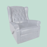 ราคา reaw เก้าอี้ปรับเอนนอน Recliner Armchair 82 สีเทา fauxLeather (10723779)