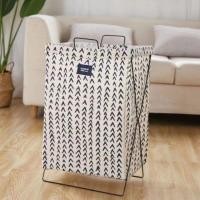 ราคา Have it ตะกร้าใส่ผ้า สามเหลี่ยมสีขาว โครงเหล็กถอดซักง่าย (10724452)