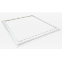 ราคา Fukuvi Manhole Frames ช่องเซอร์วิสสำหรับเพดานฝ้า Silver 600mm x 600mm PVC White 450mm x 450mm Invisible (10728027)