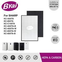 ราคา Byai แผ่นกรองฝุ่น HEPA (FZ-C100HFE) เครื่องฟอกอากาศ Sharp แผ่นกรองฝุ่น Byai (10729967)