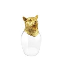 ราคา 5ive sis 12 Chinese Zodiac Wine Glass Gold 310 ml. Wolf (10727600)