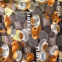 ราคา SP ผ้าปูโต๊ะกลิ่นกาแฟ ผ้ายางปูโต๊ะ เนื้อPVC เกรดA ขายเป็นเมตรหน้ากว้าง1.35เมตร (3600411293) 1 ชิ้น สีน้ำตาล ผ้าปูโต๊ะกลิ่นกาแฟ (10732261)