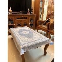 ราคา SP ผ้ายางปูโต๊ะ แบบหนา ผ้าปูโต๊ะ รับแขก สำเร็จรูป พิมพ์ลายลูกไม้ในตัว เกรดA (2880779275) ผ้ายางปูโต๊ะ 90*136 สีฟ้าอ่อน (10732268)