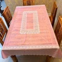 ราคา SP ผ้าปูโต๊ะ ผ้ายางปูโต๊ะพิมพ์ลายลูกไม้ สำเร็จรูป คุณภาพสูง (2880659390) ผ้าปูโต๊ะ 135*180cm สีชมพู หวาน (10732279)