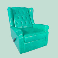 ราคา reaw เก้าอี้ปรับเอนนอน Recliner Armchair สีเขียว fauxLeather 82 (10723780)