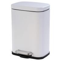ราคา COMBI WARE ถังขยะ แบบมีเท้าเหยียบ และถังด้านใน รุ่น BS007 สีขาว 5 ลิตร (10743567)