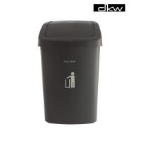 ราคา DKW ถังขยะ 50 ลิตร รหัส HH-206P ฝาสวิง 50 ลิตร HH-206P เทาดำ (10733999)