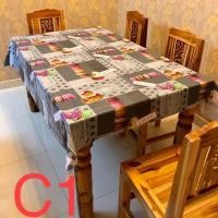 ราคา SP ผ้าปูโต๊ะ ผ้ายางปูโต๊ะ เนื้อPVC เกรดA ขายเป็นเมตรหน้ากว้าง1.35เมตร (6200313394) ผ้าปูโต๊ะ 1 ชิ้น C1 (10732633)