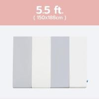 ราคา Bebeplay เบาะรองคลานเกาหลี PU Premium เทา-ขาว EPE Faom 8 Layers (1) M+ / 5.5 ฟุต (10731561)