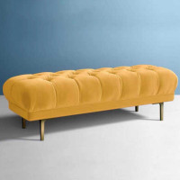 ราคา Mobilia ม้านั่งยาว สีเหลือง (ขนาด 140 cm.) (10750051)