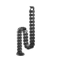 ราคา indesk snake cable management รางกระดูกงูพลาสติกเก็บสายไฟโต๊ะทำงาน (10753045)