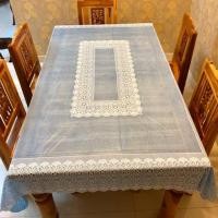 ราคา SP ผ้าปูโต๊ะ ผ้ายางปูโต๊ะพิมพ์ลายลูกไม้ สำเร็จรูป คุณภาพสูง (2880659390) ผ้าปูโต๊ะ 135*180cm สีฟ้า อ่อน (10732274)