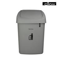 ราคา DKW ถังขยะ 50 ลิตร รหัส HH-206P ฝาสวิง เทา 50 ลิตร HH-206P (10734000)