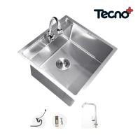 ราคา TECNOPLUS อ่างล้างจาน 1 หลุม รุ่น TNP 1052 U หลุมลึก 22 ซม. 52cm สแตนเลส (10751812)