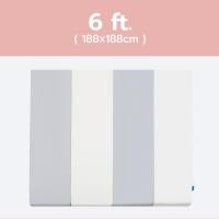 ราคา Bebeplay เบาะรองคลานเกาหลี PU Premium เทา-ขาว EPE Faom 8 Layers (1) L / 6 ฟุต (10731562)