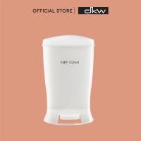 ราคา DKW ถังขยะขาเหยียบ 12 ลิตร รุ่น Nuevo รหัส HH-2510P ทรงรี ขาว 12 ลิตร HH-2510P (10733962)
