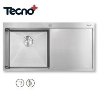 ราคา TECNOPLUS อ่างล้างจาน 1 หลุม รุ่น TNP 1092 UD สแตนเลส 100 cm 100cm สแตนเลส (10759290)