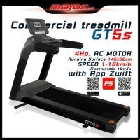 ราคา Major Sport ลู่วิ่งไฟฟ้า เกรดฟิตเนส รุ่น GT5s (4Hp AC.) with app zwift ดำ (10745952)
