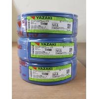 ราคา THAI YAZAKI สายไฟ แกนเดียวฉนวนชั้นเดียว 1 x 1.5 mm² ยาว 100 เมตร น้ำเงิน (10743405)