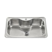 ราคา TECNOPLUS อ่างล้างจาน 1 หลุม รุ่น TNP 8050 S หลุมลึก 23 ซม. 80cm สแตนเลส (10743630)