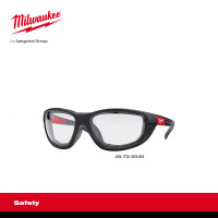 ราคา MILWAUKEE แว่นตาเซฟตี้นิรภัย พร้อมกรอบรองกระชับ - กรอบสีดำ แว่นตาเซฟตี้นิรภัย 48-73-2040A - เลนส์ใส (10766999)