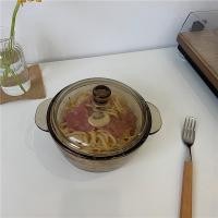 ราคา PP Home PP Home ชามแก้ว พร้อมฝาปิด มีหูจับ สีชาน่ารักมาก รุ่นนี้ตั้งเตากับเข้าเวฟไม่ได้น้า ขนาดความจุกำลังดีเลยค่ะ 1000 ML สีชา (10771034)