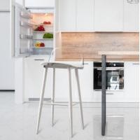 ราคา YSB CENTER เก้าอี้บาร์ เก้าอี้ทรงสูง YL033-FF-G สีเทา สีใสขาว (10791731)