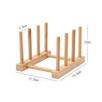 ราคา MUKI HOME ที่คว่ำจาน ที่วางจาน ที่คว่ำแก้ว ที่วางหนังสือ แท่งไม้วางของอเนกประสงค์ Plate Rack HO 3 ช่อง (10804034)