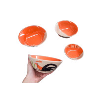 ราคา ชามตราไก่ ชามไก่ เซรามิกจากลำปาง 5 6 7 และ 8 นิ้ว By RAVIPARA สี 8 นิ้ว ส้ม (10783368)