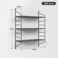 ราคา BF&MF shop ชั้นวางของแขวนผนัง 60 cm. (3 ชั้น) พรีออเดอร์ สีเทา (10778935)