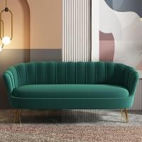 ราคา Wuxury Furniture โซฟาเปลือกหอย หุ้มกำมะหยี่อย่างดี โซฟาคาเฟ่ โซฟาร้านเสริมสวย ส่งฟรี 150 สีเขียว velvet (10769497)