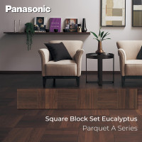 ราคา Panasonic - พื้นไม้เอ็นจิเนียร์ รุ่น Parquet A Eucalyptus 1818 x 303 mm. ลายสี่เหลี่ยม 12 mm. (10769816)