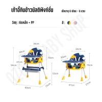 ราคา Ozone baby shop เก้าอี้ทานข้าวเด็ก 4 ฟังก์ชั่น มีล้อ พับ ปรับเอนได้ พร้อมเบาะหนังPU มีสายรัด เก้าอี้เอนพับชมพู พลาสติกแข็งแรง Ozone Baby Shop (10778030)