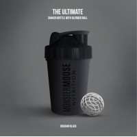 ราคา The ULTIMATE Shaker with Blender Ball - Monster Moose - แก้วเชคเกอร์พร้อมบอลสเตนเลส Obsidian Black (10801440)