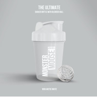 ราคา The ULTIMATE Shaker with Blender Ball - Monster Moose - แก้วเชคเกอร์พร้อมบอลสเตนเลส New Arctic White (10801443)