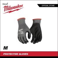 ราคา MILWAUKEE ถุงมือกันบาด Cut 5 Dipped Gloves - สีเทา-ดำ 48-22-8951 Size - M ถุงมือกันบาด (10766913)