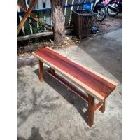 ราคา พิศเพืองpitpuang ม้านั่งยาวไม้ประดู่ ขาไม้ ไม้ประดู่ ขาไม้ ขนาด 25x100x45 ซม (10788744)