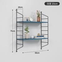 ราคา BF&MF shop ชั้นวางของแขวนผนัง สีฟ้า 60 cm. (2 ชั้น) พรีออเดอร์ (10778918)