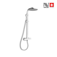 ราคา NIKLES ก๊อกผสมยืนอาบ (Thermostatic) พร้อมชุดฝักบัว Rain Shower และฝักบัวสายอ่อน รุ่น Pure รุ่น Pure (10801251)